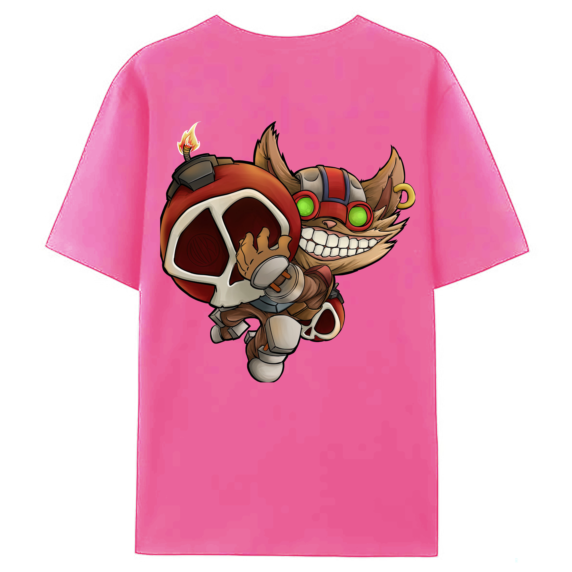 （画像用） リーグ・オブ・レジェンド League of Legends LOL レディース半袖Tシャツ(バックプリント)